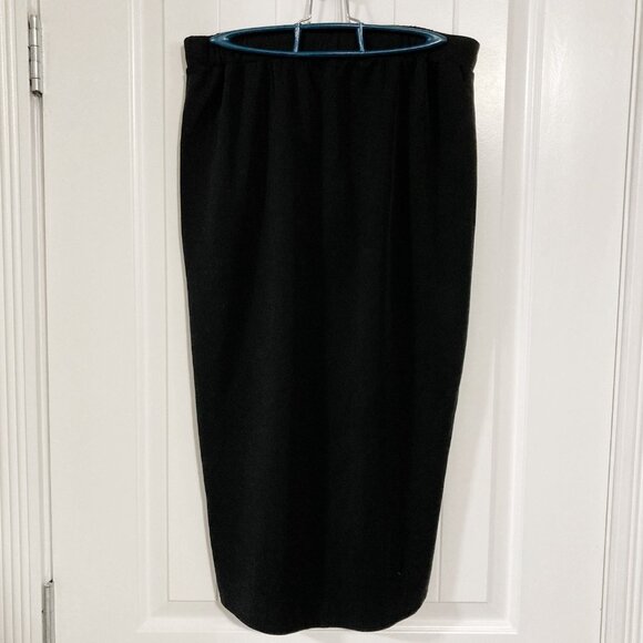 Willow & Thread Black slip-on pencil skirt ~ XS SMALL MEDIUM stretchy goth skirt - Picture 10 of 10